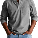 Frederico™ | Classic Vintage Henley T-Shirt