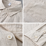 Lina Krekls Doha" can be rewritten as "Doha Linen Shirt.