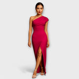 Elegantas asimetriskas vakara kleitas