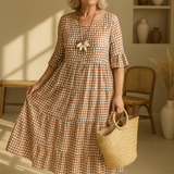Zara | Midi Kleita ar Īsām Piedurknēm