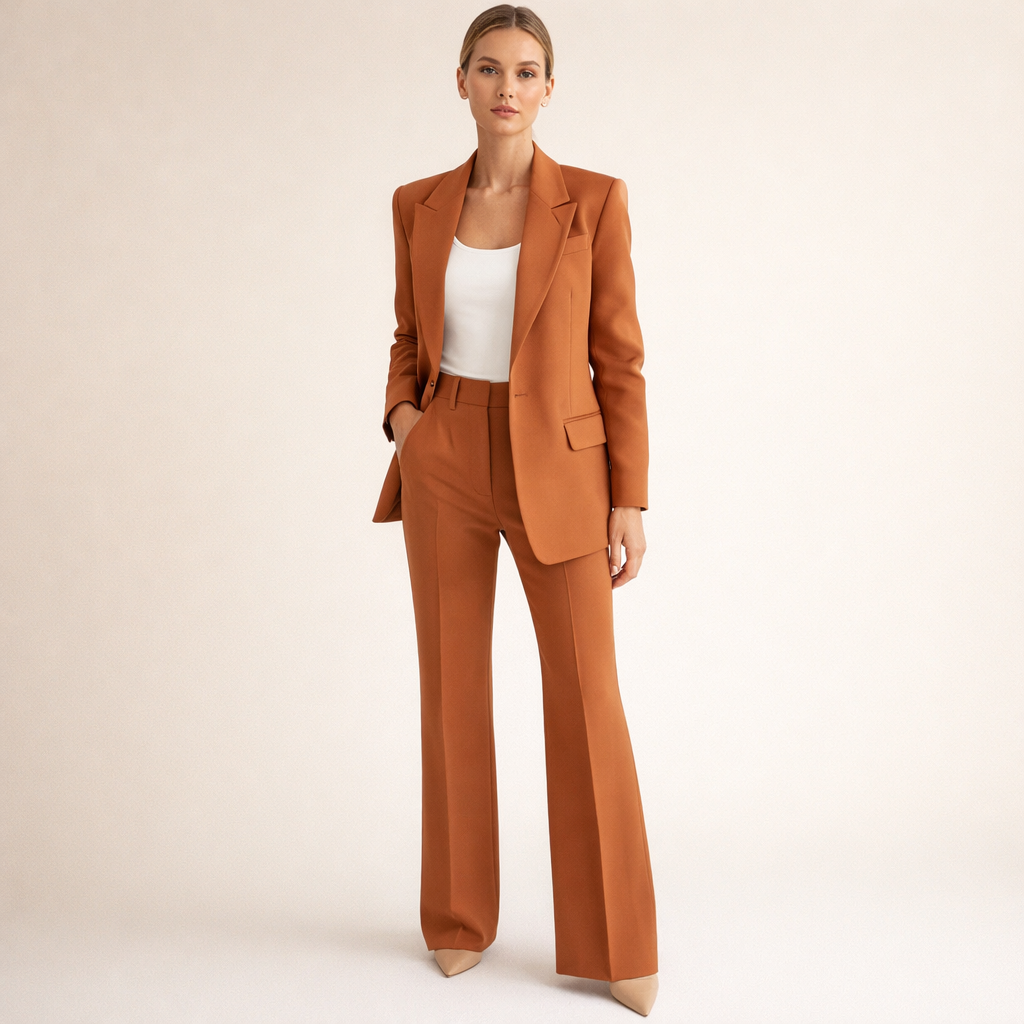 Vanessa | Elegants komplekts ar platām biksēm