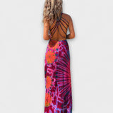 Ronja - La Bamba Maxi Kleita ar krāsainu tie-dye dizainu