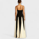 Ember - Maxi kleita ar A formas siluetu un tilla paneļiem, klasiskā elegancē" 

Rewritten: "Ember - Eleganta A formas maxi kleita ar tilla paneļiem
