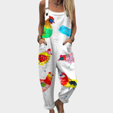 "Clara™ | Kombinezons ar rakstu" can be rewritten as "Clara™ | Patterned Jumpsuit".