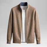 Harvey™ | Eleganti vilnas džemperis ar rāvējslēdzēju