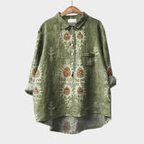 Lovina | Blouse with Lace Trim