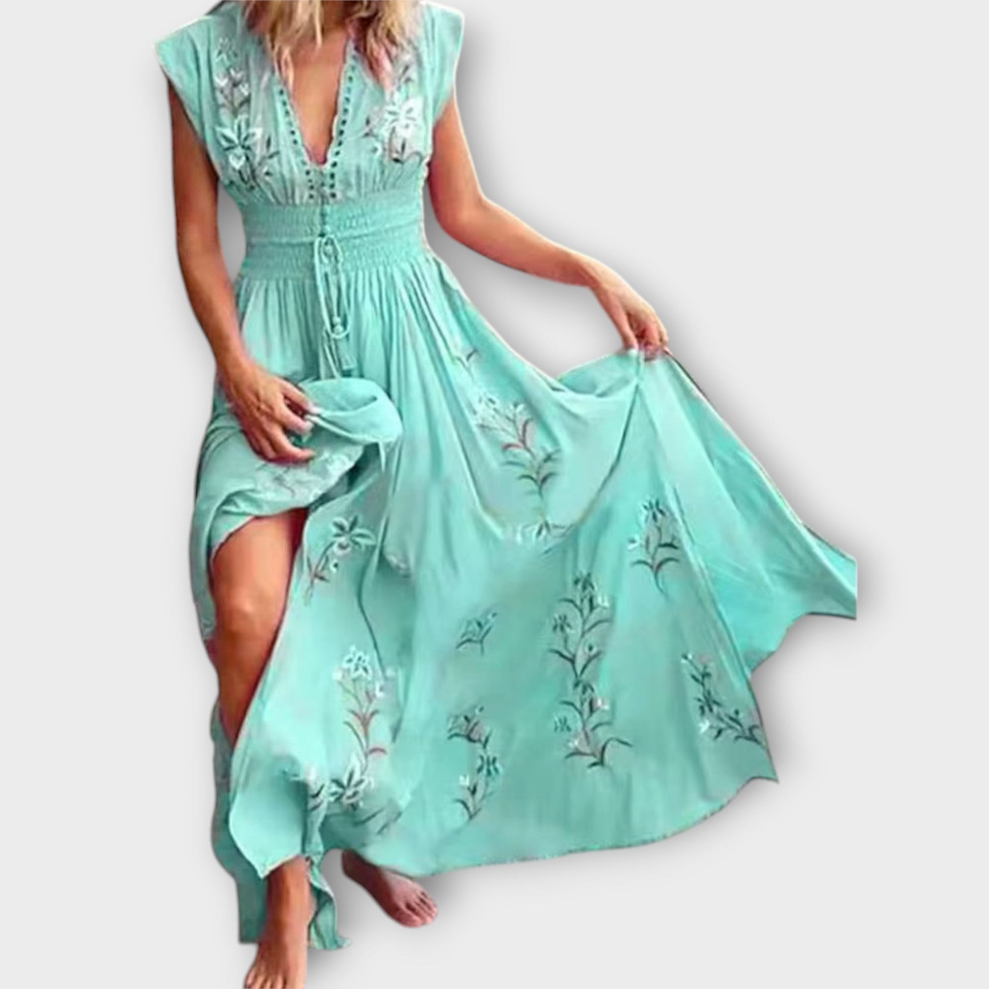 Felizia – Boho stila kleita ar apburošu izšuvumu
