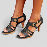 Wanelia | Augstpapēžu Sandales" can be rewritten as "Wanelia | Heeled Sandals.