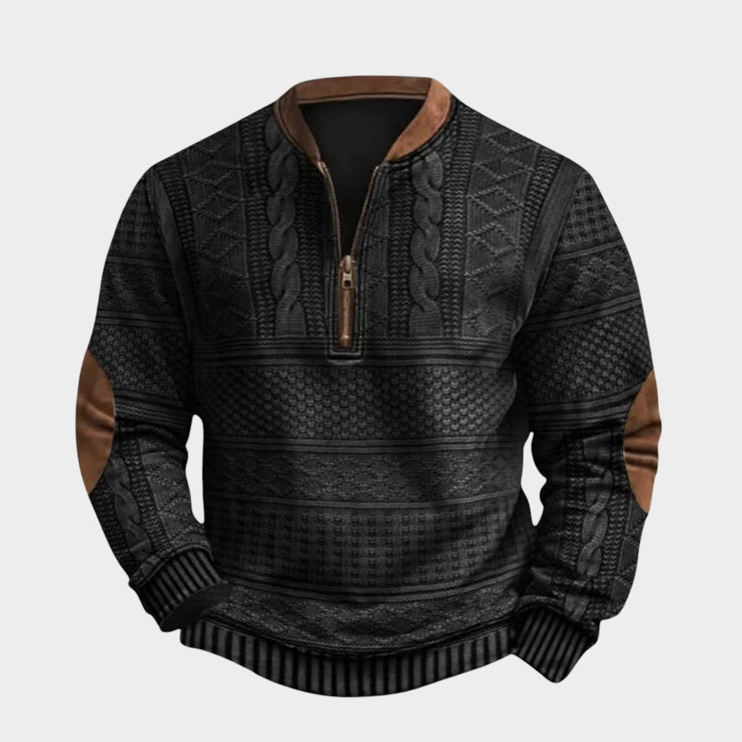 Charles™ | Džemperis ar daļēju rāvējslēdzēju