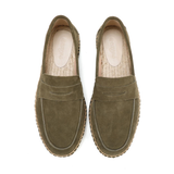 Stilīgas ādas espadrilles