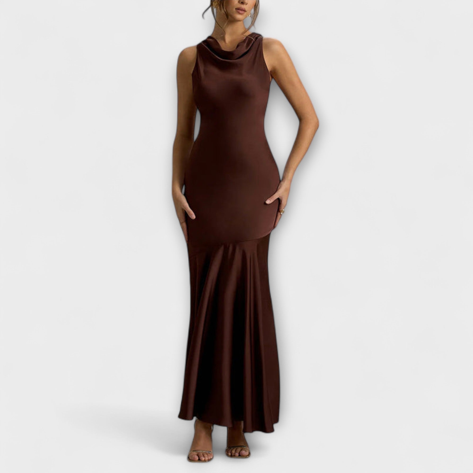 Lennon - Eleganta Maxi Zīda Kleita