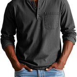Frederico™ | Classic Vintage Henley T-Shirt