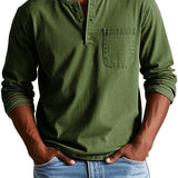 Frederico™ | Classic Vintage Henley T-Shirt