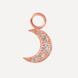 10x8mm Dazzling Moon Auskaru-Piekare