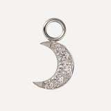 10x8mm Dazzling Moon Auskaru-Piekare