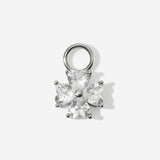 6,6x6,6mm Sirds Ziedlapa Auskari-Piekare