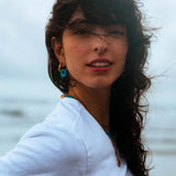 (Piemērots auskariem ≥ 17 mm) Sapņains Donut Kafijas Krāsas Auskaru Šarms