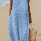 Anelisa™ | IKDIENAS DRESS WITH MOULDED PRINT