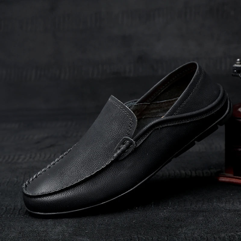 Monza Leather Moccasins