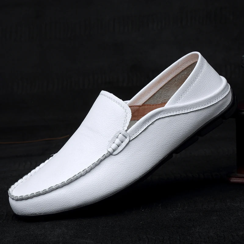 Monza Leather Moccasins