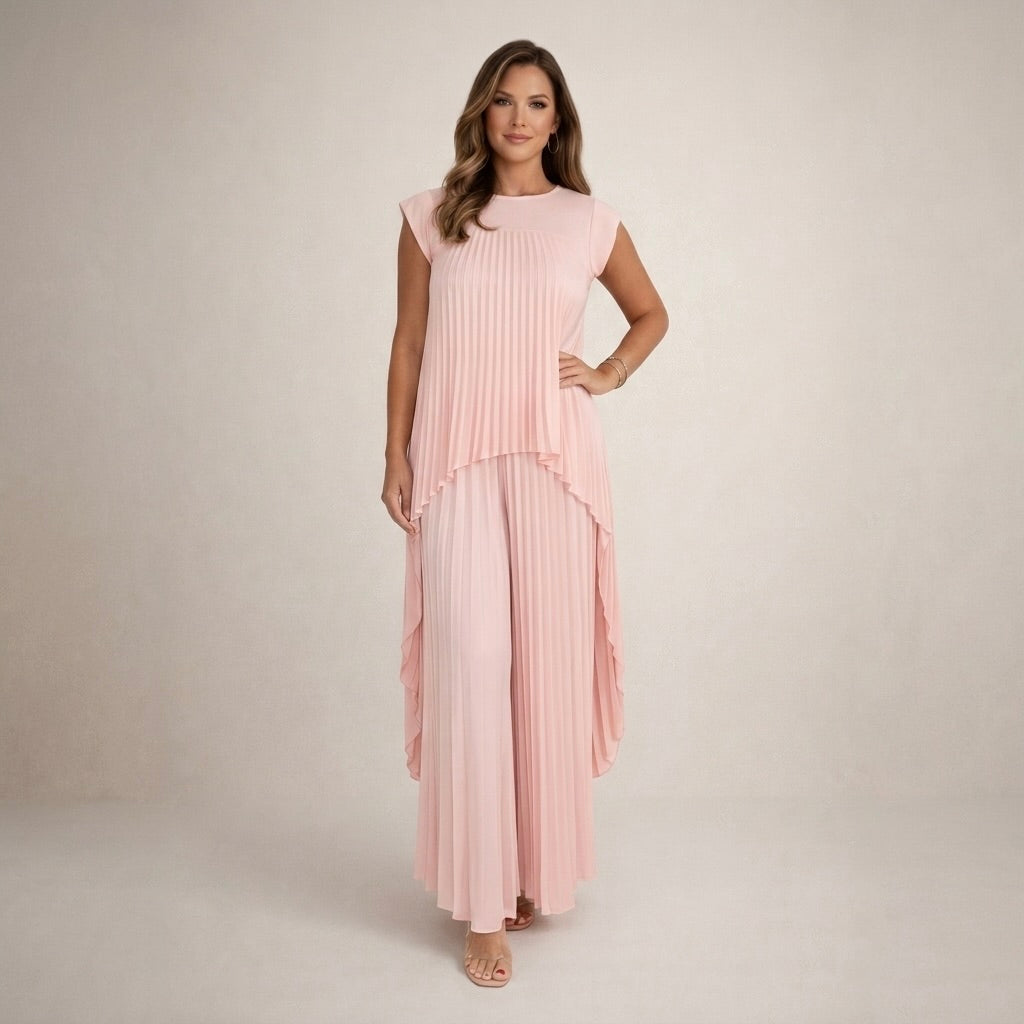 Halina | Elegants plisēts komplekts
