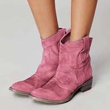 Carlotta – Velvety Ankle Boots