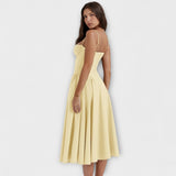 Rosalie - Eleganta bezpiedurkņu kleita ar korseti