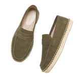 Stilīgas ādas espadrilles