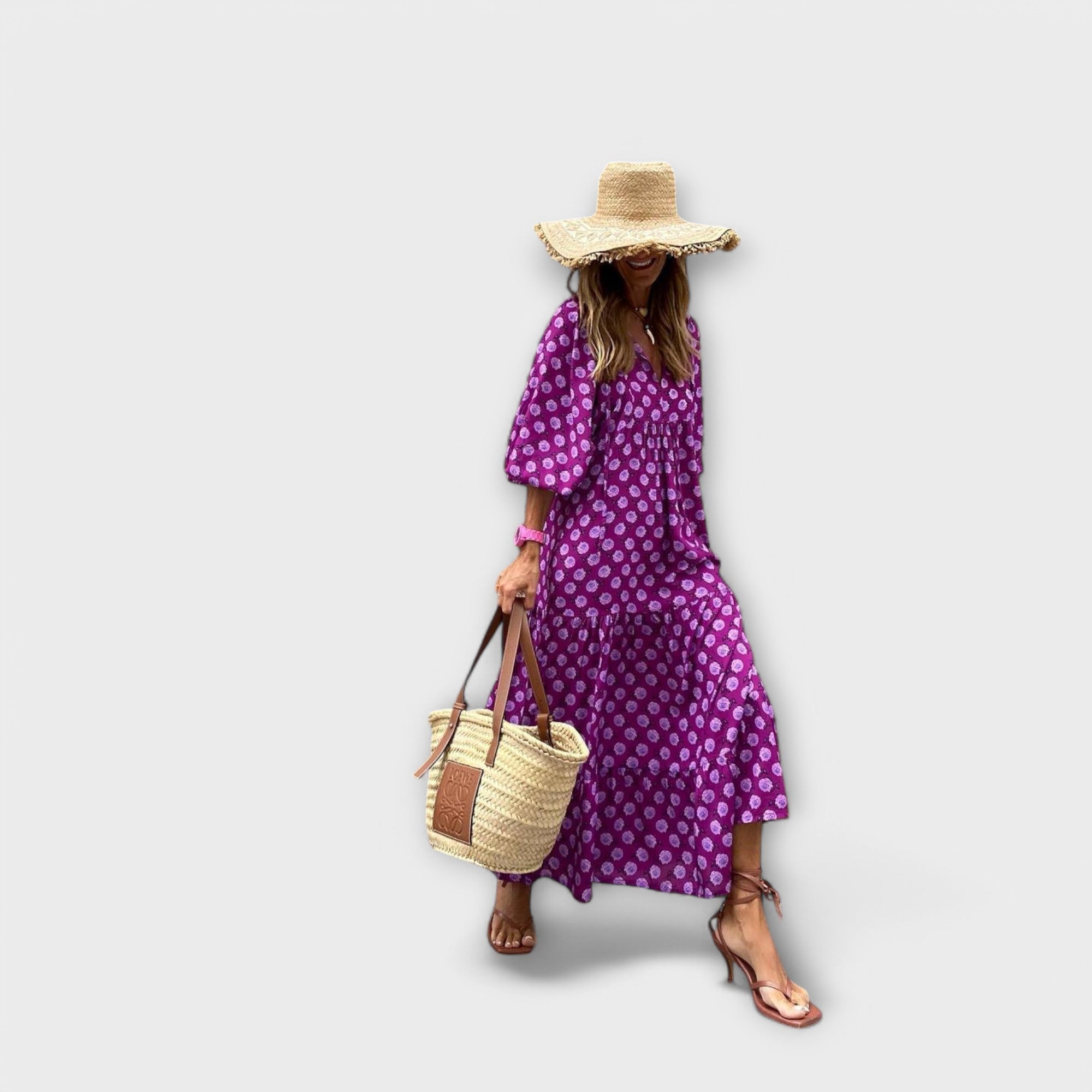 Elegantas ģeometriskās maxi kleitas