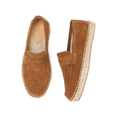Stilīgas ādas espadrilles