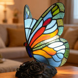 TIFFALIGHT | Stikla mozaīkas tauriņa lampa