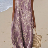 Mia™ | Midi Dress with Floral Design