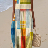 Eve™ | Geometric Midi Dress