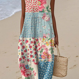 Anna™ | Patchwork Midi Dress
