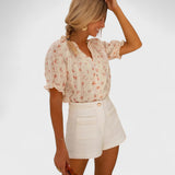 Barbora - Flower Print Blouse