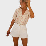 Barbora - Flower Print Blouse