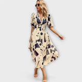 Mathilda - Elegant Midi Dress