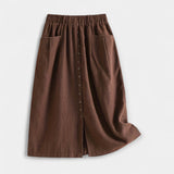 Emma - Vintage Stila Svārki" can be rewritten as "Emma - Retro Style Skirt.