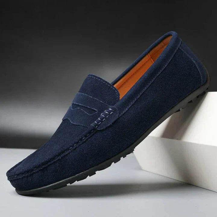 Lorenzo Suede Moccasins