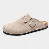 Aubree Unisex Suede Boots with Adjustable Buckle