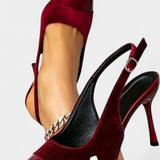 Candice Samta Stiletto Papēži ar Aizsargpārklājumu