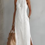 Jimena™ - Linena eleganta midi kleita