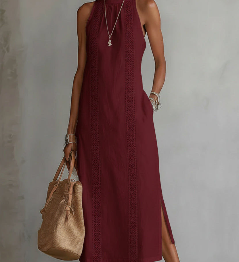 Jimena™ - Linu eleganta midi kleita