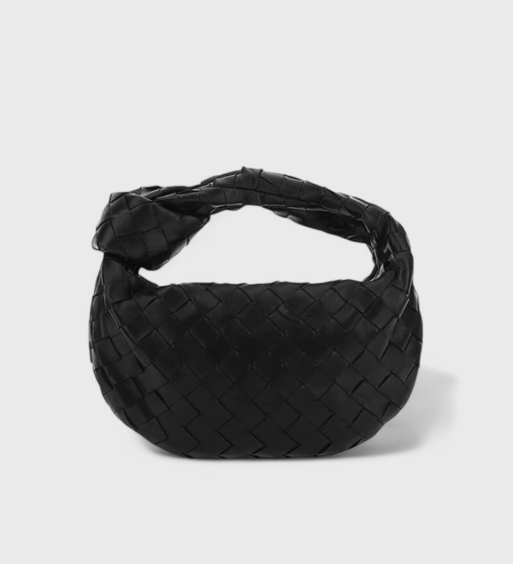Sage Mini Woven Satchel Bag